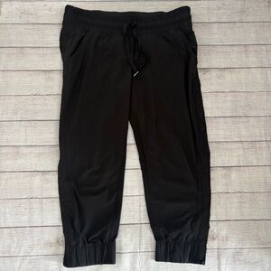 LULULEMON Black Snap Button Tear-Away Pants Size 12